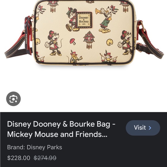 Dooney & Bourke - rare “Germany” design camera bag - Never used! $185!! - Picture 10 of 10